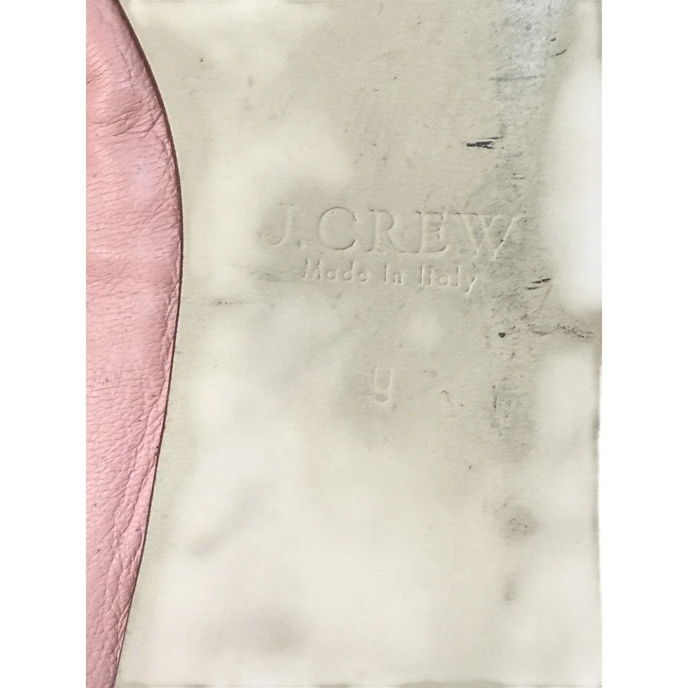 J. CREW Nora cap toe ballet flat 9 pink‎